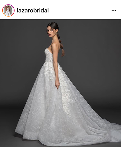 ชุดแต่งงาน ทรงกระโปรงบาน ช่วยให้เจ้าสาว ดูงดงามราวกับเจ้าหญิงในเทพนิยาย