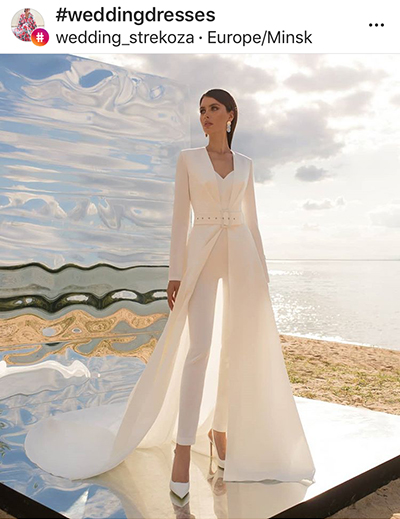 ขอเอาใจ เจ้าสาวแนวเท่ห์ ด้วยชุดแต่งงานแบบเป็นกางเกง ล้ำนำเทรนด์ ก่อนใคร ถูกใจสาวๆแน่นอน