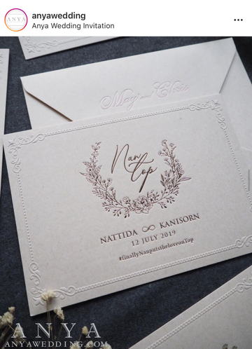 การ์ดแต่งงาน ที่หรูหรา ก็แสดงความเป็นตัวตนของคู่รักบ่าวสาวได้ ว่า เก๋ โก้ เพียงใด เรามีร้านการ์ด ที่ตอบโจทย์ความหรูหรา Luxury มาแนะนำ