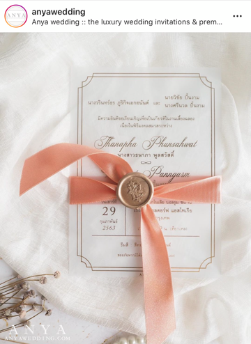 การ์ดแต่งงาน ที่หรูหรา ก็แสดงความเป็นตัวตนของคู่รักบ่าวสาวได้ ว่า เก๋ โก้ เพียงใด เรามีร้านการ์ด ที่ตอบโจทย์ความหรูหรา Luxury มาแนะนำ