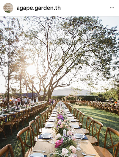 Agape Garden สวนสวย ที่พร้อมจะเติมเต็ม ความสุข ที่แสนอบอุ่น กับต้นไม้ใหญ่ ที่แผ่ร่มเงาแห่งความรัก
