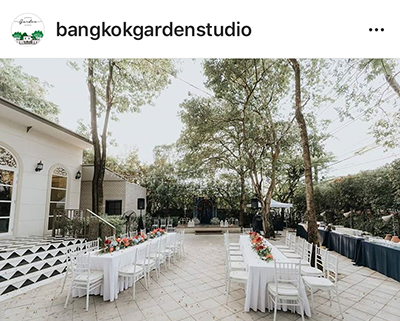 Bangkok Garden Studio สถานที่จัดงานแต่งงาน ที่ครบครัน เต็มไปด้วยความสุข พร้อมจะแบ่งปันความรักให้กับทุกคน