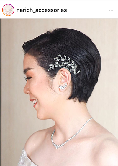เครื่องประดับติดผม ของเจ้าสาว ในงาน Wedding ที่ช่วยเติมเต็มความฝันของหญิงสาว ให้กลายเป็นเจ้าหญิงแสนสวย