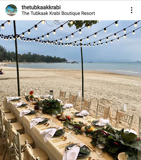 3 สถานที่จัดงานแต่งงาน ณ กระบี่ ริมชายหาดสุดโรแมนติก รับไอเย็นทะเลอันดามัน