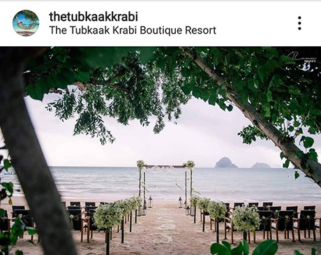 3 สถานที่จัดงานแต่งงาน ณ กระบี่ ริมชายหาดสุดโรแมนติก รับไอเย็นทะเลอันดามัน